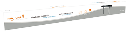HE 2-3 A   TV Wandhalterung gerade (32" - 70")
