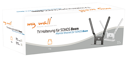 HS 6 Bildschirmhalter schwarz für SONOS Beam