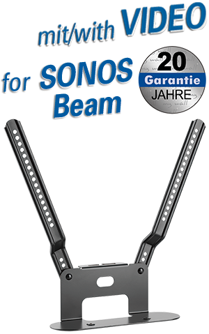 HS 6 Bildschirmhalter schwarz für SONOS Beam