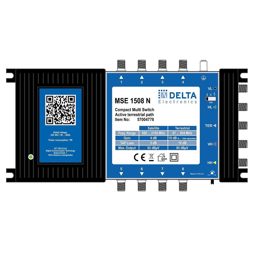 MSE 1512 N   SAT-Kompakt Multischalter 5 in 12