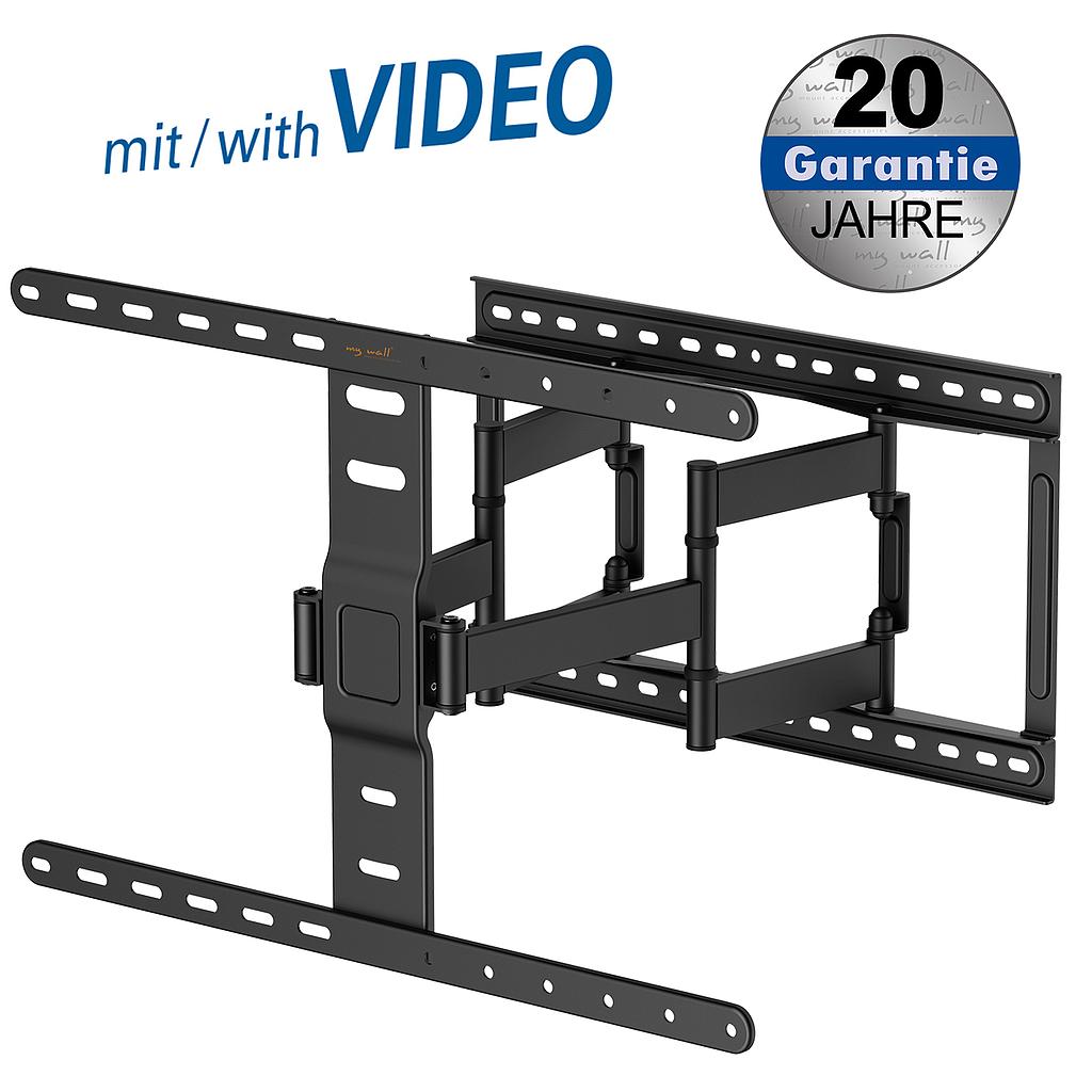 H 24   TV Wandhalterung schwenkbar neigbar 43“ - 90“ (109 - 229 cm)