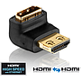 ADP HDMIm - 270 - HDMIf   HDMI Winkelstecker Adapter passiv