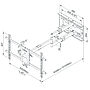 H 27-1 X sw   TV Wandhalterung schwenkbar neigbar 42“ - 90“ (107 - 229 cm)