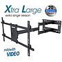 H 27-1 X sw   TV Wandhalterung schwenkbar neigbar 42“ - 90“ (107 - 229 cm)